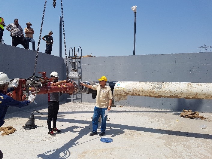 16"/24" Hot Tapping project implement by our engineering team in E.B oil field